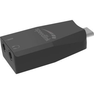 SpeedLink Εξωτερική USB-C Κάρτα Ήχου SL-880501-BK