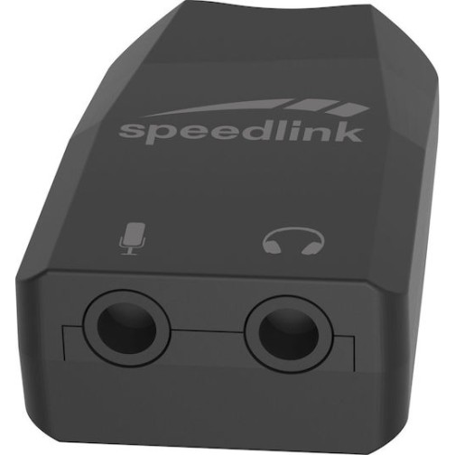 SpeedLink Εξωτερική USB-C Κάρτα Ήχου SL-880501-BK
