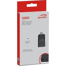SpeedLink Εξωτερική USB-C Κάρτα Ήχου SL-880501-BK
