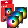 Adata XPG Vento 120 ARGB Case Fan με Σύνδεση 3-Pin 3τμχ