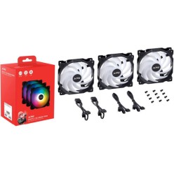 Adata XPG Vento 120 ARGB Case Fan με Σύνδεση 3-Pin 3τμχ