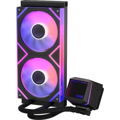Adata XPG Levante II 240 Υδρόψυξη Επεξεργαστή Διπλού Ανεμιστήρα 120mm για Socket 1700/1200/115x με ARGB Φωτισμό
