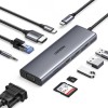 Ugreen Cm498 USB-C Docking Station με 4K PD Ethernet Γκρι