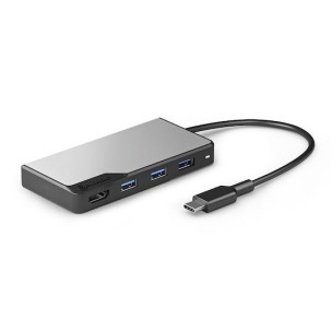 Alogic USB-C Docking Station με HDMI 4K Γκρι (UCFUHDV2-SGR)