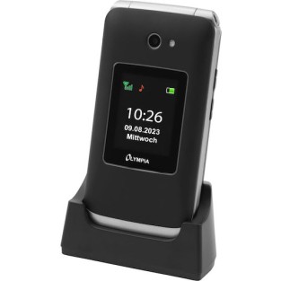Olympia Vitus Dual SIM Κινητό με Μεγάλα Κουμπιά (Αγγλικό) Μαύρο