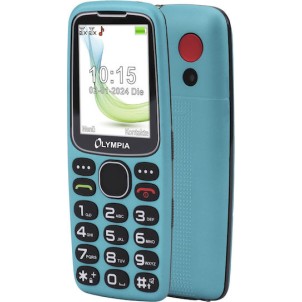 Olympia Star Dual SIM Κινητό με Μεγάλα Κουμπιά Τιρκουάζ