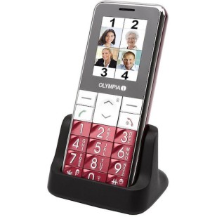 Olympia Lux Dual SIM Κινητό με Μεγάλα Κουμπιά Μαύρο