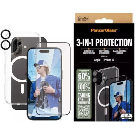 Panzerglass Bundle 3in1 Iphone 16 6.1