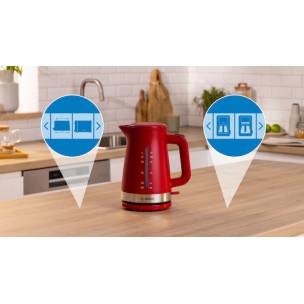 Bosch Mymoment Βραστήρας 1.7lt 2400W Κόκκινος