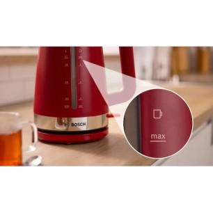 Bosch Mymoment Βραστήρας 1.7lt 2400W Κόκκινος