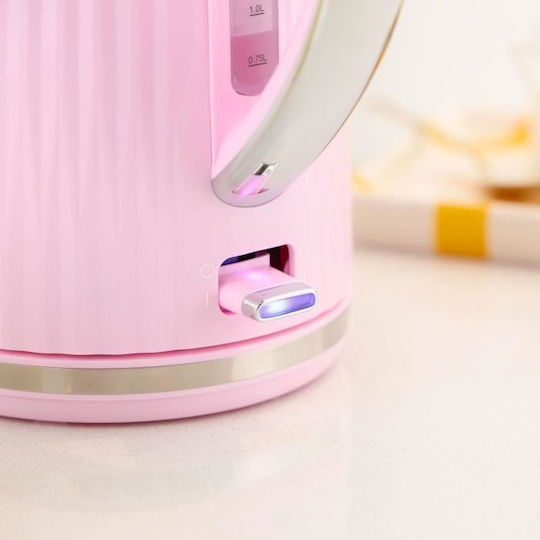 Russell Hobbs Eden Βραστήρας 1.7lt 2400W Ροζ