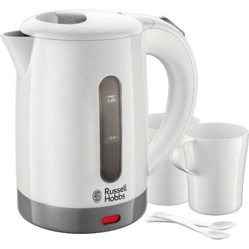 Russell Hobbs Βραστήρας Ταξιδίου 850ml 1000W Λευκός