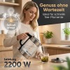 Profi Cook PC-WKS 1322 G Βραστήρας 1.7lt 2200W Ασημί