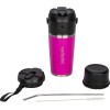 NutriBullet Flip Μπλέντερ με Ανοξείδωτη Κανάτα 590 ml 11.1V Ροζ