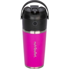 NutriBullet Flip Μπλέντερ με Ανοξείδωτη Κανάτα 590 ml 11.1V Ροζ