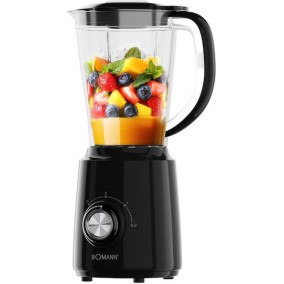 Bomann Μπλέντερ με Πλαστική Κανάτα 1.5 lt 500W Μαύρο 660911
