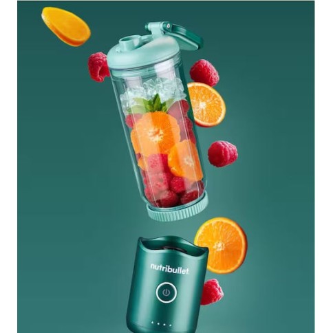 NutriBullet Flex Μπλέντερ με Πλαστική Κανάτα 590 ml 7.4V Forest Green