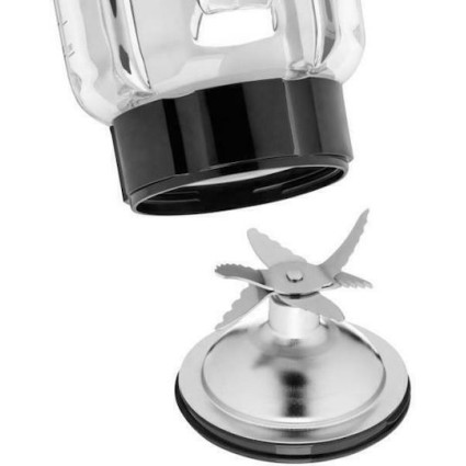 WMF KITCHENminis 04.1649.0011 Μπλέντερ με Γυάλινη Κανάτα 800 ml 400W Μαύρο