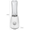 Clatronic SM 3593 Μπλέντερ με Πλαστική Κανάτα 600 ml 250W Λευκό