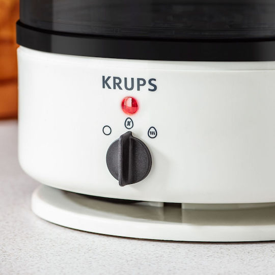 Krups Ovomat Super Βραστήρας Αυγών 7 Θέσεων Λευκός