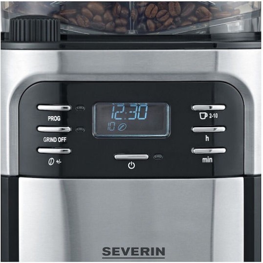 Severin Προγραμματιζόμενη Καφετιέρα Φίλτρου 1000W Silver