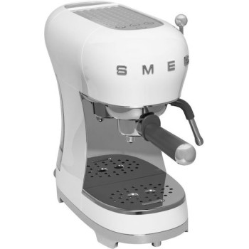 Smeg Μηχανή Espresso 1350W Πίεσης 15bar Λευκή ECF02WHEU