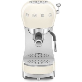Smeg Μηχανή Espresso 1350W Πίεσης 15bar Cream ECF02CRUK
