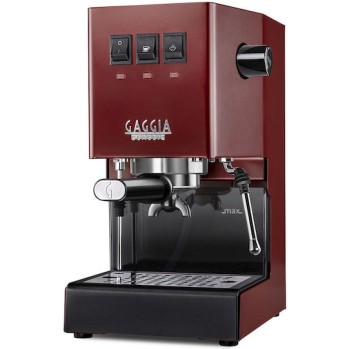 Gaggia Classic E24 Μηχανή Espresso 1300W Πίεσης 15bar 2023 Red