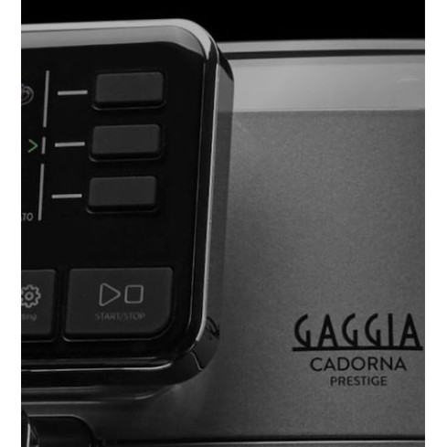 Gaggia Cadorna Prestige Αυτόματη Μηχανή Espresso 1900W Πίεσης 15bar με Μύλο Άλεσης Γκρι