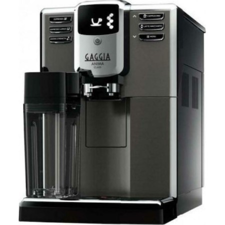 Gaggia Anima Class Αυτόματη Μηχανή Espresso 1500W Πίεσης 15bar για Cappuccino με Μύλο Άλεσης Μαύρη
