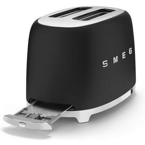 Smeg Φρυγανιέρα 2 Θέσεων 950W Μαύρη