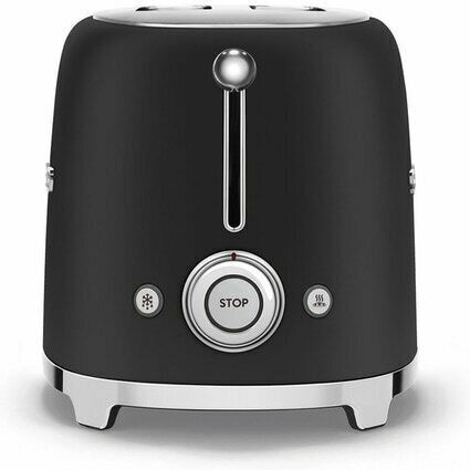 Smeg Φρυγανιέρα 2 Θέσεων 950W Μαύρη