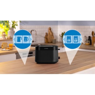Bosch Φρυγανιέρα 2 Θέσεων 950W Μαύρη