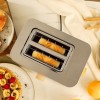 Cecotec Touch&Toast Double Φρυγανιέρα 2 Θέσεων 950W Γκρι
