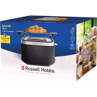 Russell Hobbs Brontë Φρυγανιέρα 2 Θέσεων 980W Μαύρη