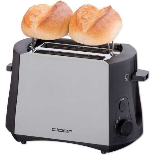Cloer 3419 Φρυγανιέρα 2 Θέσεων 900W Inox