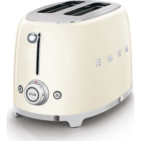 Smeg Φρυγανιέρα 2 Θέσεων 950W Μπεζ