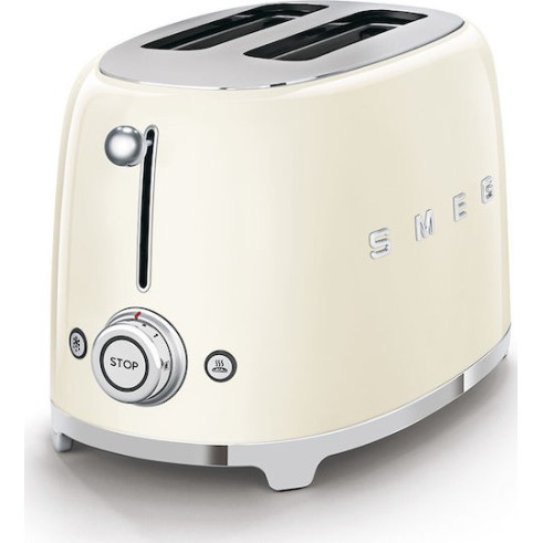 Smeg Φρυγανιέρα 2 Θέσεων 950W Μπεζ