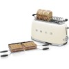 Smeg Φρυγανιέρα 2 Θέσεων 1500W Μπεζ