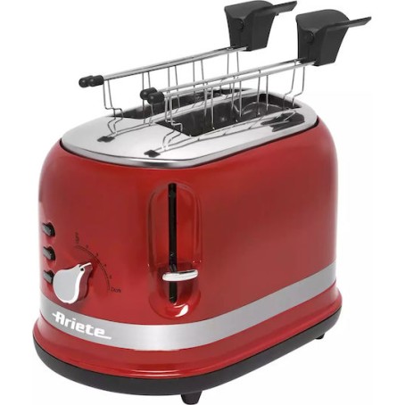 Ariete Moderna Φρυγανιέρα 2 Θέσεων 815W Κόκκινη