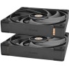 Thermaltake ToughFan EX12 Pro Case Fan 120mm με Κόκκινο Φωτισμό και Σύνδεση 4-Pin Molex 3τμχ