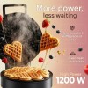 Clatronic Βαφλιέρα για Βάφλες Καρδιά 1200W