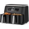 Ninja Foodi Dual Zone Air Fryer με Διπλό Αποσπώμενο Κάδο 7.6lt Μαύρο