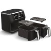 Ninja Foodi Dual Zone Air Fryer με Διπλό Αποσπώμενο Κάδο 7.6lt Μαύρο