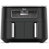 Ninja Foodi Dual Zone Air Fryer με Διπλό Αποσπώμενο Κάδο 7.6lt Μαύρο