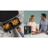 Ninja Foodi Dual Zone Air Fryer με Διπλό Αποσπώμενο Κάδο 7.6lt Μαύρο