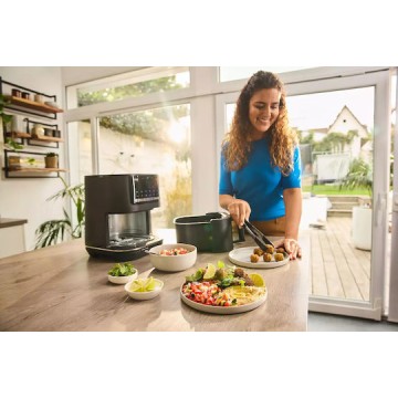 Braun MultiFry 5 Air Fryer 6lt Μαύρο