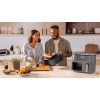 Ninja Air Fryer με Διπλό Αποσπώμενο Κάδο 7.6lt Γκρι DZ300EU