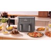 Ninja Air Fryer με Διπλό Αποσπώμενο Κάδο 7.6lt Γκρι DZ300EU