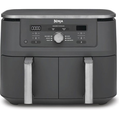 Ninja Foodi Max Dual Zone Air Fryer με Διπλό Αποσπώμενο Κάδο 9.5lt Μαύρο